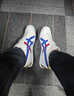 Onitsuka Tiger 鬼塚虎鞋復古男女同款情侶鞋輕便帆布鞋舒適休閑鞋一腳蹬鞋/系帶 1183B475-100 43.5 /9.5 曬單實(shí)拍圖
