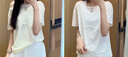 lululemon丨Tank-Top 女士假兩件短袖 T 恤 LW3IF4S 白色 S /6 曬單實(shí)拍圖