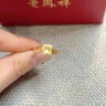 老鳳祥小方糖黃金戒指可調(diào)節(jié)足金999戒指送老婆生日禮物女友七夕情人節(jié) 足金方糖戒指(約2.23g) 曬單實(shí)拍圖