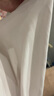 拇指白小T一代純棉短袖T恤男女春夏休閑小白丅百搭打底衫 墨黑男款 3XL  曬單實拍圖