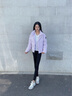 波司登（BOSIDENG）【七夕禮物】25新款羽絨服男女同款情侶90絨立領短外套B250246360 灰紫檀6443 M 165/88A 曬單實拍圖