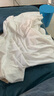 立蒙（LIMENG）【2件裝】180g純棉黑白色短袖t恤男女寬松打底潮t 白+白 2XL  曬單實(shí)拍圖