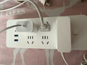 公牛（BULL）20W PD蘋果快充插座/插線板/插排/接線板 Type-c口+USB口+6插孔 全長(zhǎng)1.8米總控開關(guān)白色 GNV-U1206 曬單實(shí)拍圖