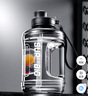 富光2025新款大容量吸管水杯耐高溫水瓶便攜水桶健身水壺戶外杯 1新款紳士黑無吸管[耐高溫  1.61L 曬單實拍圖