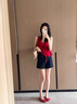 妙奕嘉高腰牛仔短褲夏季女外穿薄款2025新款休閑顯瘦修身寬松顯腿長(cháng)百搭 【丹寧藍】高腰牛仔短褲 L 【建議106-118斤】 曬單實(shí)拍圖