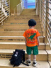 WVD國際品牌男童夏裝2025新款短袖套裝韓版潮童兩件套兒童夏季帥氣童裝 桔紅色:俊萌 100 cm 曬單實(shí)拍圖