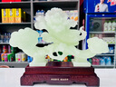悟天事事如意玉白菜擺件招財客廳玄關(guān)酒柜擺件電視柜裝飾喬遷新居禮物 大號青玉色百財如意39.5*11*32CM 曬單實拍圖
