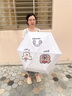 范爺家五折迷你遮陽傘小巧便捷晴雨傘黑膠少女卡通學(xué)生防曬紫外線太陽傘 曬單實(shí)拍圖