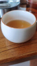 金鑲玉茶杯主人杯 茶具白陶瓷汝窯可養(yǎng)開片送禮品物盒  白汝羅漢杯 曬單實拍圖