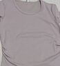 森馬（Semir）短袖t恤女短款修身圓領內搭25夏涼感收腰V領上衣辣妹109325100006 曬單實拍圖