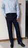 戈蘭博（BG GLAMURB）輕奢品牌男士休閑褲薄款抗皺商務男士西褲夏季寬松直筒大碼褲子 夏薄款/藏青色 29 （腰圍二尺二） 曬單實拍圖