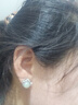 古耐S925銀和田玉耳環(huán)女2025年新款耳釘生日禮物女高級(jí)感送女朋友老婆 幸運(yùn)四葉草-和田玉耳釘 曬單實(shí)拍圖