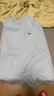 LACOSTE【七夕禮物】法國鱷魚(yú)男裝25春夏新款純色純棉短袖T恤|TH7318 T01/淺藍色 XL 6 曬單實(shí)拍圖