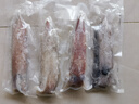 鮮可居?xùn)|山縣海島 東海手釣大管火箭魷魚 中國槍烏賊  鮮活凍刺身 凈重900g/3-4條【活凍】 曬單實拍圖