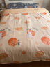 無印良品A類100%純棉被套單件 全棉床上用品 200*230cm 元氣橙橙 曬單實拍圖
