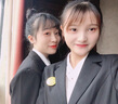 伊婭莎職業(yè)西裝套裝男女氣質(zhì)大學(xué)生面試西服正裝房產(chǎn)銷售工裝前臺工作服 女-黑色西服+西褲 L 曬單實拍圖