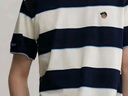 Teenie Weenie Men小熊男裝POLO衫T恤秋冬新款刺繡涼感時(shí)尚多巴胺純色短袖 藏青色 L 175 曬單實(shí)拍圖