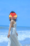 巧丂連衣長(cháng)裙女掛脖吊帶海邊度假沙灘溫柔純欲拍照夏季新款寬松裙子 純欲掛脖連衣裙【杏色】 M 建議（95-110斤） 曬單實(shí)拍圖