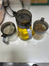 欣美雅（xinmeiya）廚房玻璃調(diào)料盒套裝家用組合裝調(diào)料瓶子油鹽醬醋鹽罐子油瓶大容量 雅致灰調(diào)味500ml*3+油壺*1+標簽 曬單實拍圖