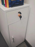 芝士分子電腦主機架主機托架桌邊可移動(dòng)落地帶門(mén)主機柜收納柜子臺式帶鎖電 A40款  白色 曬單實(shí)拍圖