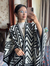 ELLE【辦公室必備】保暖披肩女士夏空調(diào)房居家午睡旅游禮物送女友七夕 曬單實(shí)拍圖