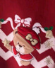 PawinPaw【親子裝】小熊童裝冬男女童針織圓領(lǐng)毛衣新年拜年服 Red紅色/20-成人款 170 cm 曬單實(shí)拍圖