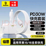 倍思蘋果充電器30W/20W折疊智能低溫不傷機(jī)快充Type-c充電器套裝適用iPhone16/15pro/14蘋果快充套裝 【蘋果16/15套裝】星云紫+1.5米雙C快充線 適用蘋果全系-安全快充不傷 曬單實拍圖