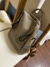 PLOVER真皮雙肩包女2025新款韓版百搭時(shí)尚軟皮包包大容量牛皮兩用背包潮 卡其色 曬單實(shí)拍圖