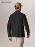 巍德（VAUDE）戶(hù)外運動(dòng)新款男士長(cháng)袖防潑水透氣春秋襯衫休閑旅行通勤舒適速干衣 VAUDE黑 XL 曬單實(shí)拍圖