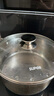 蘇泊爾（SUPOR）加厚304不銹鋼蒸鍋二層 燃?xì)庠铍姶艩t通用 饅頭包子家用雙層湯鍋 蒸煮兩用蒸鍋 24cm 曬單實(shí)拍圖
