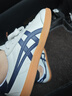 Onitsuka Tiger鬼塚虎復(fù)古德訓(xùn)鞋耐磨平底男女鞋休閑板鞋百搭 TOKUTEN 淺灰色/深藍(lán)色 38 曬單實(shí)拍圖