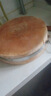 喆系新品柳木實(shí)木菜墩菜板砧板整木圓形防霉加厚家用商用案板肉墩 修緣去皮款 直徑30厚送鋼圈提手 6cm 曬單實(shí)拍圖