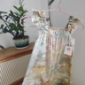 木瓏兔女童睡裙19姆米重磅桑蠶絲兒童睡衣夏季吊帶裙女孩家居服連衣裙 莫奈花園 150 曬單實(shí)拍圖