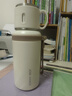 胖東來新款316不銹鋼加厚簡約茶水分離保溫杯大容量家用水杯子便攜水壺 白色 600ml 曬單實(shí)拍圖