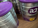 a2奶粉 澳洲紫白金版 DHA 較大嬰兒配方牛奶粉2段(6-12月)900g 曬單實(shí)拍圖