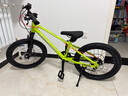 優(yōu)貝兒童自行車學(xué)生青少年山地鋁合金變速7-12歲 皇冠 20寸 熒光綠 曬單實拍圖