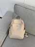 viney雙肩包女新款初中高中大學(xué)生書(shū)包簡(jiǎn)約大容量旅游包輕便背包高顏值 卡其色 時(shí)尚百搭戶(hù)外出游通勤包 曬單實(shí)拍圖