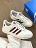 adidas NY 90 STRIPES經(jīng)典運(yùn)動(dòng)板鞋男女春季新款阿迪達(dá)斯三葉草 漢玉白/紅色/金色     43 曬單實(shí)拍圖