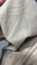 VEROMODA連衣裙天絲亞麻純色休閑通勤七分袖襯衫裙32SZ007 C13淺卡其色 165/84A/M 曬單實拍圖