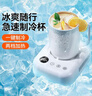 米小舒制冷杯墊快速恒溫加熱保溫水杯宿舍桌面辦公室降溫七夕禮物送男友 曬單實(shí)拍圖