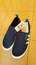 阿迪達斯（adidas）官網(wǎng)男鞋新款運動(dòng)鞋低幫板鞋懶人一腳穿時(shí)尚潮流帆布鞋休閑涉水鞋 海藍/套入式設計 42.5 曬單實(shí)拍圖