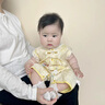 G.DUCKKIDS童裝嬰兒衣服夏季薄款嬰幼兒童裙子洋氣可愛女寶寶連體衣服包屁裙 桔色+帽子 66cm (建議寶寶4-6公斤 3-6個(gè)月)c 曬單實(shí)拍圖