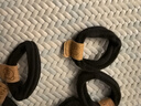 極森家簡約咖色系小熊發(fā)圈女高彈力耐用發(fā)繩可愛橡皮筋頭飾兒童頭繩皮套 小熊標（黑色10條） 曬單實拍圖