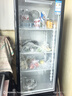 澳柯瑪（AUCMA）展示柜冷藏保鮮柜飲料柜單門(mén)立式風(fēng)冷直冷冰柜冰箱商用食品留樣超市便利店蔬菜水果麻辣燙啤酒水柜 風(fēng)循環(huán)減霜 229升黑色 1級(jí)能效 229SNEH 曬單實(shí)拍圖
