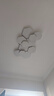 止簡創(chuàng)意藝術(shù)主臥室燈簡約現(xiàn)代led吸頂燈客廳燈餐廳2025新款房間燈具 蜂窩款-110*70CM-已接入米家APP-白框 曬單實拍圖