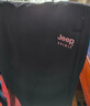 JEEP SPIRIT吉普七分褲夏季男薄款冰絲短褲男速干運動褲透氣休閑褲子黑色2XL 曬單實拍圖