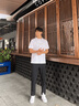 卡賓板鞋男鞋夏季薄款透氣小白鞋子男潮牌簡(jiǎn)約百搭低幫休閑鞋男平底鞋 白色 41 【標(biāo)準(zhǔn)皮鞋尺碼】 曬單實(shí)拍圖