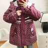 鴨鴨中長(zhǎng)款羽絨服女士2025年冬季新款時(shí)尚保暖韓版收腰顯瘦派克服外套 黑色 M 曬單實(shí)拍圖