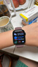 炫戴（XUANDAI）適用apple watch s10表帶編織iWatch s9腕帶磁吸音樂小狗蘋果手表s8表帶s7/s6/s5/se高級ultra配件 煙紫色-聽音樂小狗 44/45/46/49表 曬單實(shí)拍圖