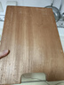 愛仕達（ASD）菜板進口烏檀木99%抗菌砧板整木加大加厚雙面防霉面板40*28*2.5cm 曬單實拍圖